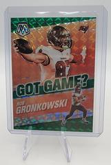 Rob Gronkowski [Green Prizm] #GG-1 Football Cards 2021 Panini Mosaic Got Game Prices