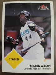 Preston Wilson #349 Baseball Cards 2003 Fleer Tradition Prices