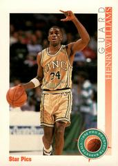 Henry Williams #22 Basketball Cards 1992 Star Pics Prices