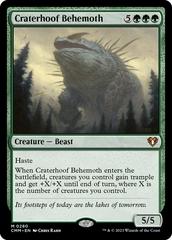 Craterhoof Behemoth #280 Magic Commander Masters Prices