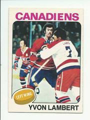 Yvon Lambert Hockey Cards 1975 O-Pee-Chee Prices