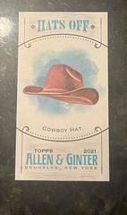 Cowboy Hat Baseball Cards 2021 Topps Allen & Ginter Hats Off Minis Prices