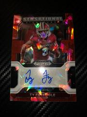 Ty Fryfogle {Red Cracked Ice} #SS-TFR Football Cards 2022 Panini Prizm Sensational Signatures Prices