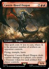 Cavern-Hoard Dragon [Extended Art] Magic Lord of the Rings Commander Prices