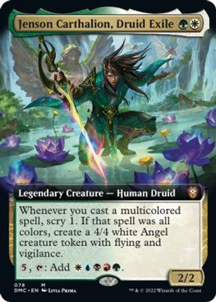 Jenson Carthalion, Druid Exile [Extended Art] #78 Magic Dominaria United Commander