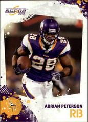 Adrian Peterson [Glossy] #159 Football Cards 2010 Panini Score Prices