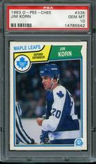 Jim Korn #335 Hockey Cards 1983 O-Pee-Chee Prices