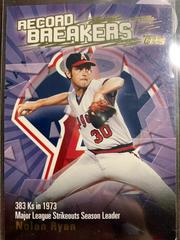 Nolan Ryan #RB-NR Baseball Cards 2002 Topps Record Breakers Prices