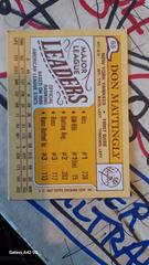 Back  | Don Mattingly Baseball Cards 1987 Topps Mini League Leaders