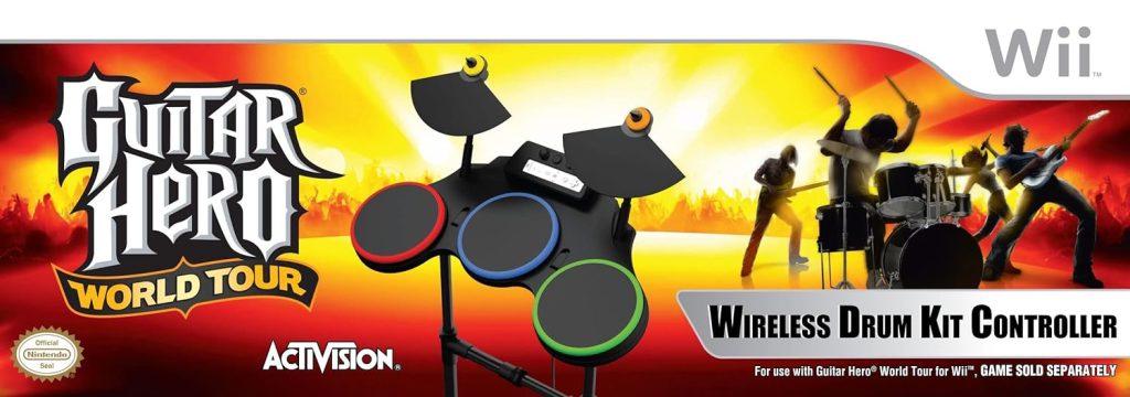 Guitar Hero World Tour Wireless Drum Kit Controller Prices Wii Compare Loose Cib And New Prices