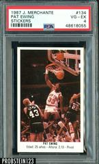 Pat Ewing #134 Basketball Cards 1987 J. Merchante Stickers Prices
