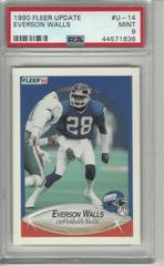Everson Walls Football Cards 1990 Fleer Update Prices
