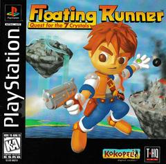 Manual - Front | Floating Runner Quest for the 7 Crystals Playstation