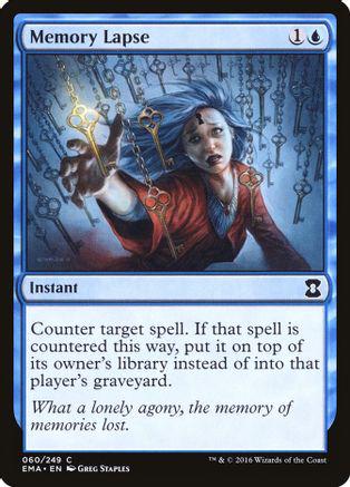 Memory Lapse [Foil] Magic Eternal Masters