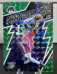 Shai Gilgeous Alexander [Green] Basketball Cards 2021 Panini Mosaic Thunder Lane Prices