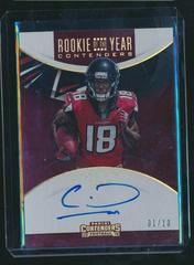 Calvin Ridley [Gold] Football Cards 2018 Panini Contenders Rookie of the Year Prices
