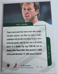 Backside | Mike Modano [Foil] Hockey Cards 2003 ITG Toronto Star