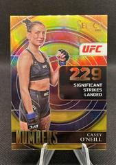 Casey O'Neill [Gold] #23 Ufc Cards 2022 Panini Select UFC Numbers Prices