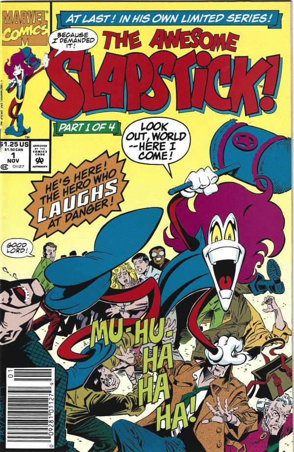 Slapstick [Newsstand] #1 (1992) Comic Books Slapstick