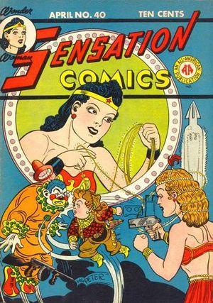 Sensation Comics #40 (1945) Comic Books Sensation Comics