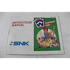 Little League Baseball - Manual | Little League Baseball NES