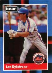 Len Dykstra Baseball Cards 1988 Leaf Prices