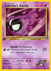 Sabrina's Gastly [1st Edition] Pokemon Gym Heroes Prices