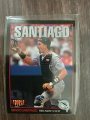 Benito Santiago #210 Baseball Cards 1993 Panini Donruss Triple Play Prices