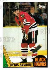 Denis Savard #127 Hockey Cards 1987 Topps Prices