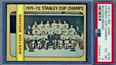 Stanley Cup Champs [Boston Bruins] #276 Hockey Cards 1972 O-Pee-Chee Prices