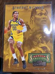 Bennedict Mathurin #1 Basketball Cards 2022 Panini Contenders Rookie Stallions Prices
