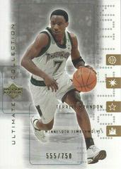 Terrell Brandon #35 Basketball Cards 2001 Ultimate Collection Prices
