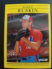 Scott Ruskin #246 Baseball Cards 1991 Fleer Prices