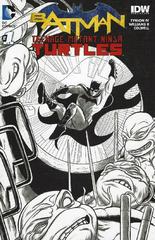 Main Image | Batman / Teenage Mutant Ninja Turtles [Newbury Comics B&W] Comic Books Batman / Teenage Mutant Ninja Turtles