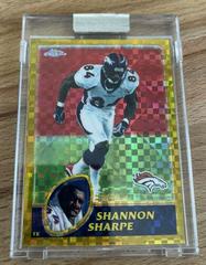 Shannon Sharpe [Gold Xfractor] Football Cards 2003 Topps Chrome Prices