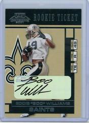 Boo Williams [Autograph] #126 Football Cards 2001 Playoff Contenders Prices