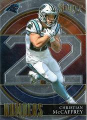 Christian McCaffrey Football Cards 2021 Panini Select Numbers Prices
