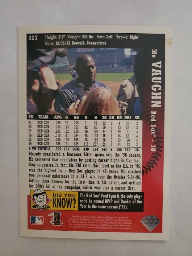 Mo Vaughn 327 Prices 1997 Collector's Choice Baseball Cards