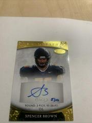 Spencer Brown [Gold] #ASP-13 Football Cards 2021 Sage Aspire Autographs Prices