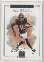 A.J. Green #38 Football Cards 2017 Panini Impeccable Prices