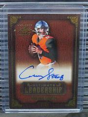 Carson Strong [Gold] #UL-CS1 Football Cards 2022 Leaf Ultimate Draft Leadership Autographs Prices