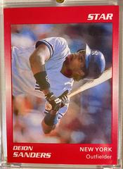 Deion Sanders #150 Baseball Cards 1989 Star Prices