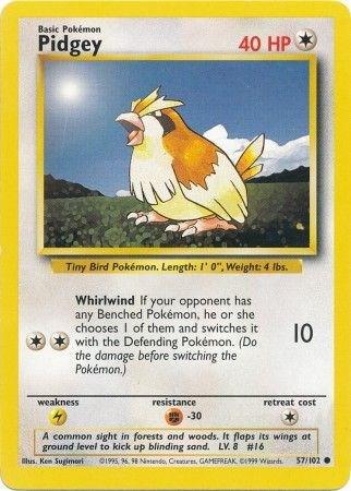 Pidgey #57 Prices | Pokemon Base Set | Pokemon Cards