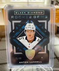 Anton Lundell [Spectrum] #RG-AL Hockey Cards 2021 Upper Deck Black Diamond Rookie Gems Prices