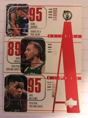 Dana Barros, Dino Radja, Eric Williams #137 Basketball Cards 1996 Upper Deck Prices