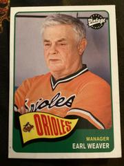 Earl Weaver #133 Baseball Cards 2003 Upper Deck Vintage Prices