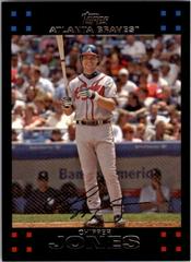 Chipper Jones #90 Baseball Cards 2007 Topps Prices