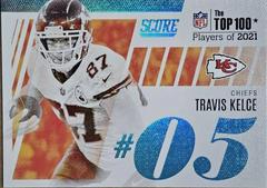 Travis Kelce #T5 Football Cards 2022 Panini Score Top 100 Prices