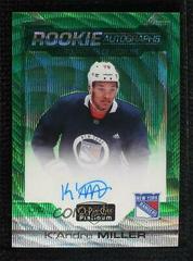 K'Andre Miller [Emerald Surge] #R-KM Hockey Cards 2020 O Pee Chee Platinum Rookie Autographs Prices