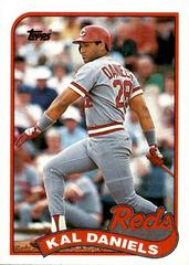 Kal Daniels #45 Baseball Cards 1989 Topps Prices